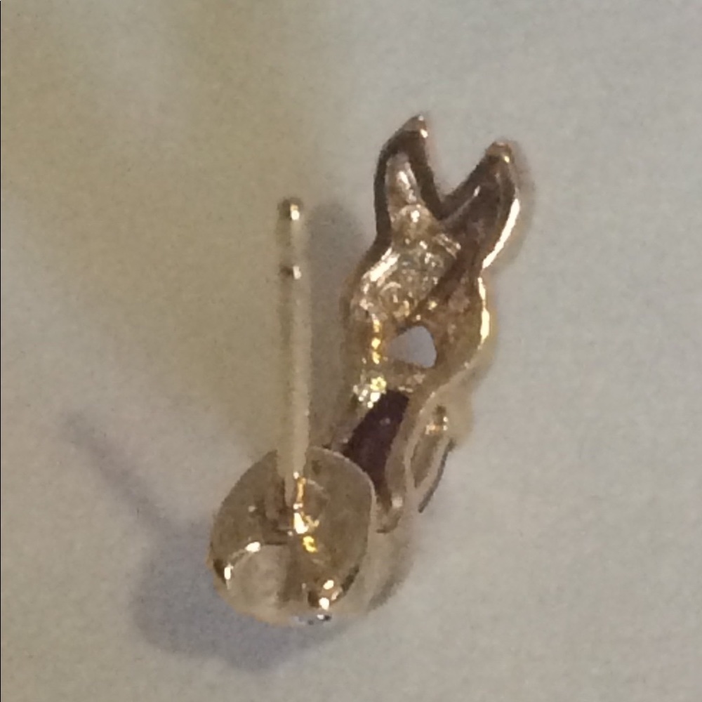 10k ruby earrings. - Picture 11 of 14